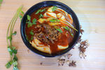 铺盖面鸡杂面