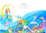 卡通梦幻海洋人物素材