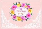 婚礼香槟色主背景墙