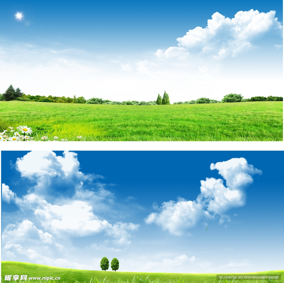 蓝天海报