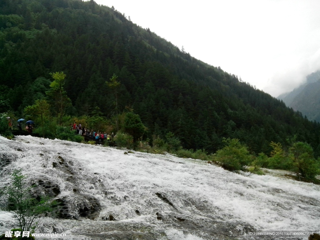 黄龙的山水