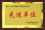 先进单位钛金牌