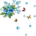 矢量图花瓣唯美背景底纹