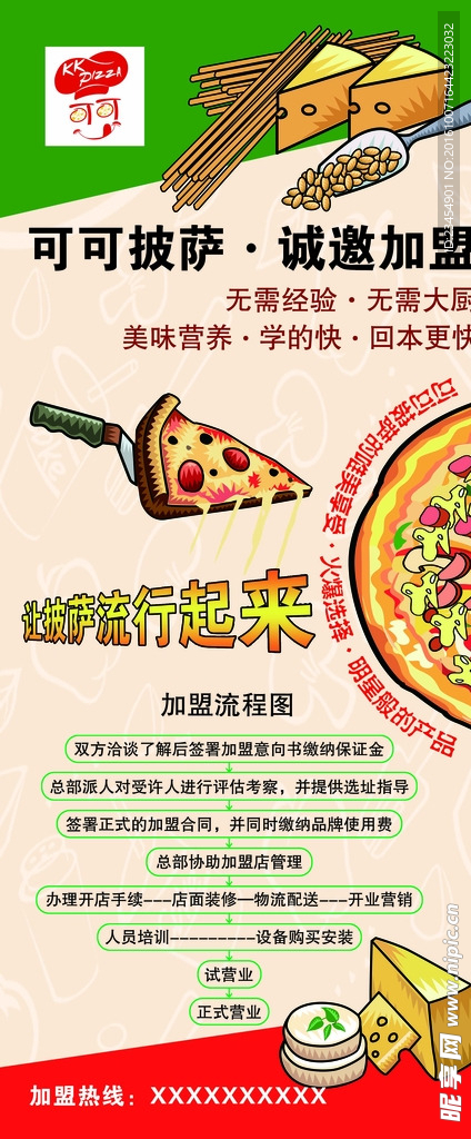披萨展架