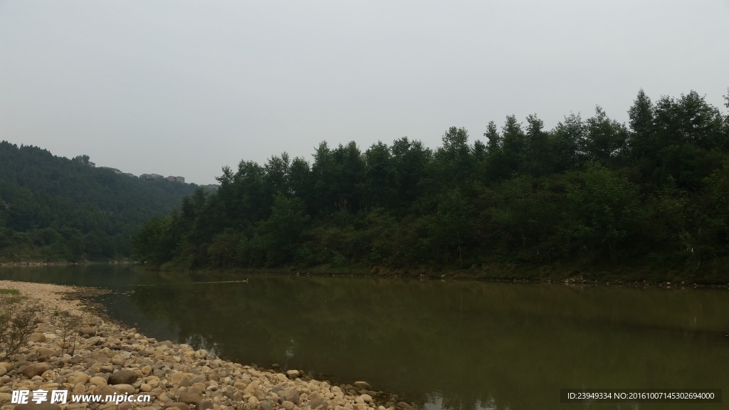 枯水期的潼河