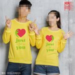 情侣装爱心印花