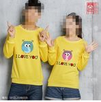 情侣装卡通手绘可爱小鸟