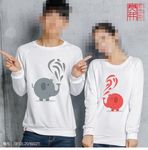 情侣装卡通小象
