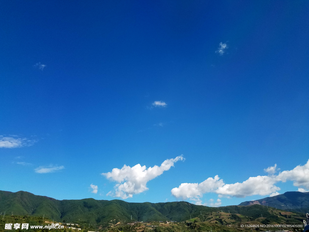 蓝天 白云