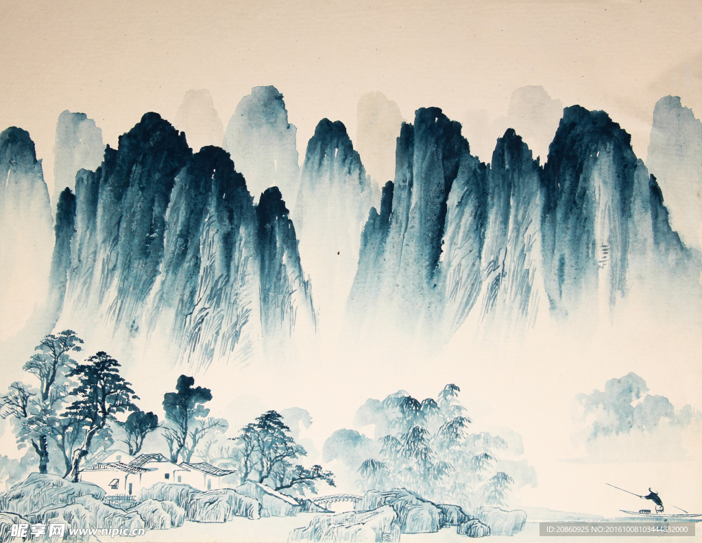 水墨山水图片