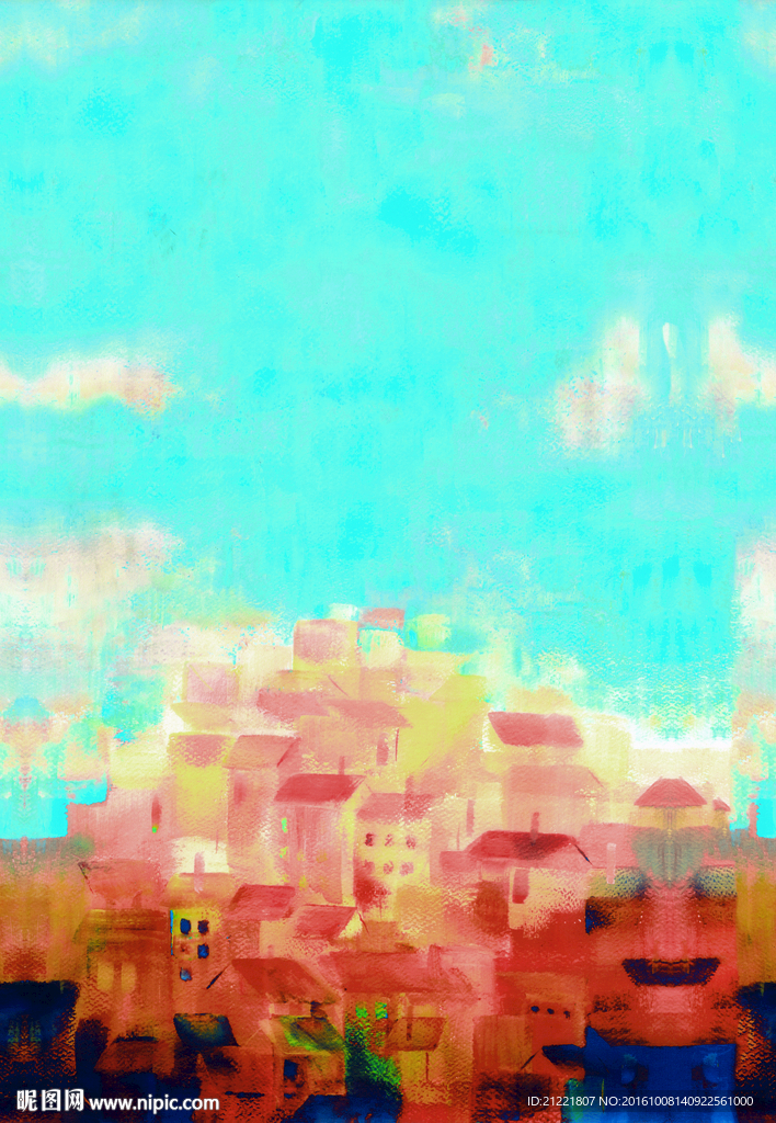 蓝色天空