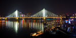 银盆岭大桥夜景