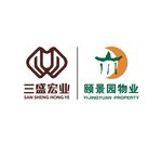 三盛宏业 颐景园物业logo