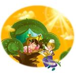 梦幻大树阳光帐篷睡梦