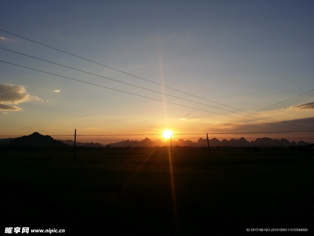 夕阳