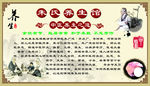 中国风养生海报