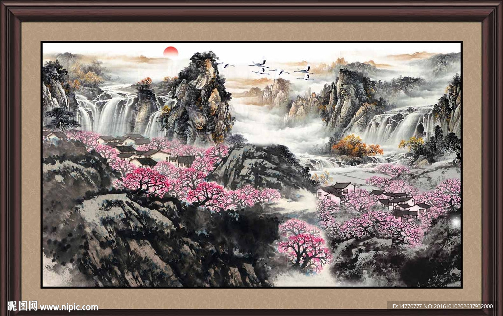 国画山水