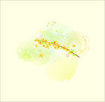 花朵 鲜花 韩式背景 手绘花