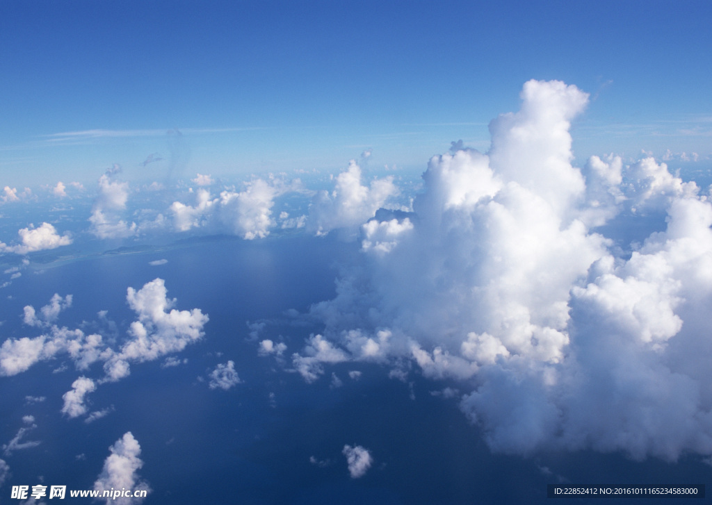 高空云层自然景观