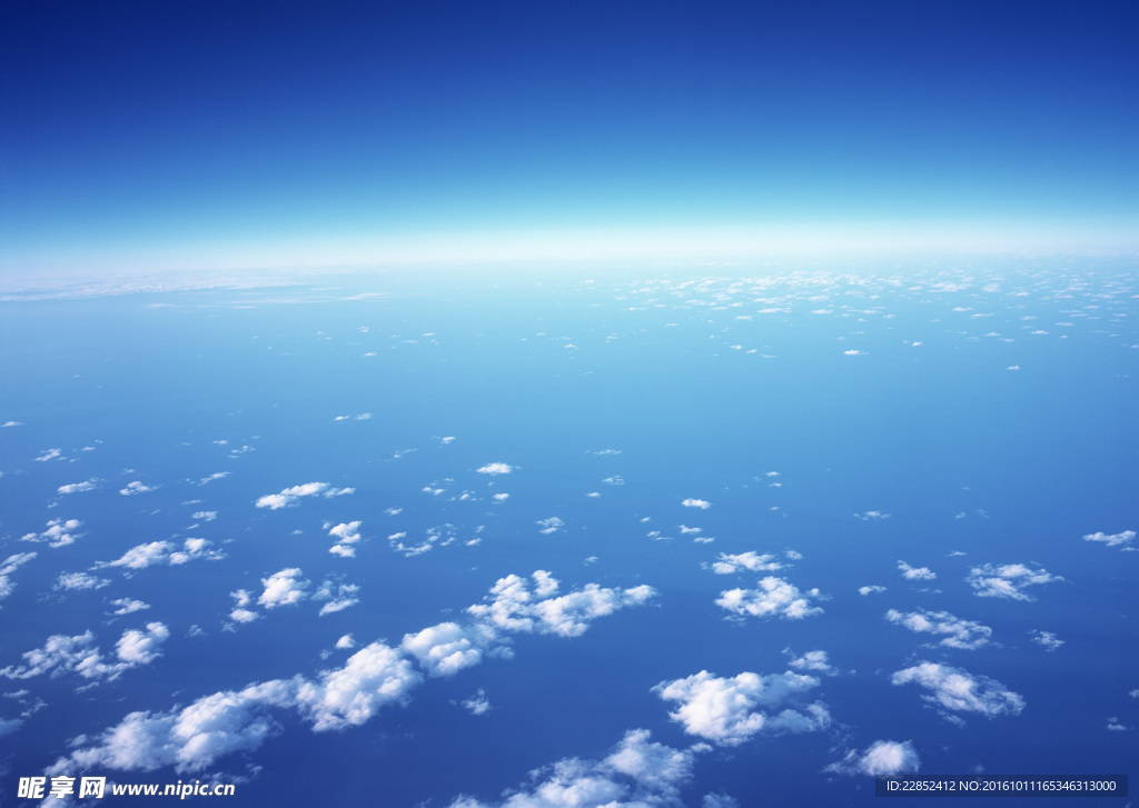 俯瞰天空素材图