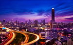 高速夜景
