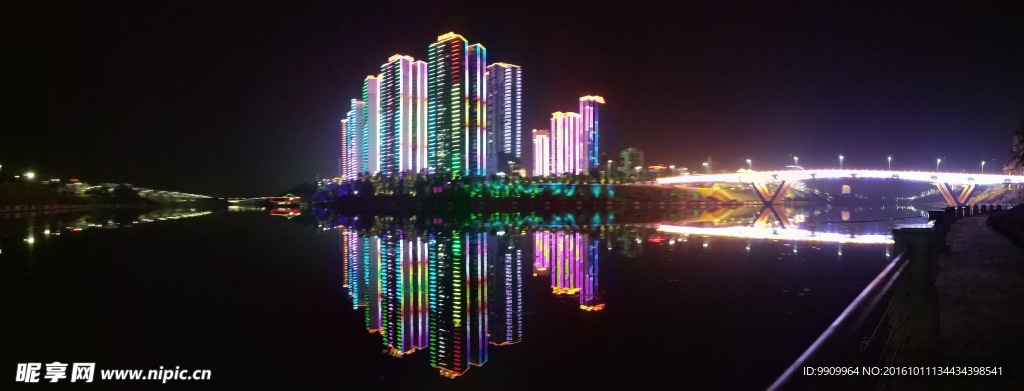 夜景  霓虹灯