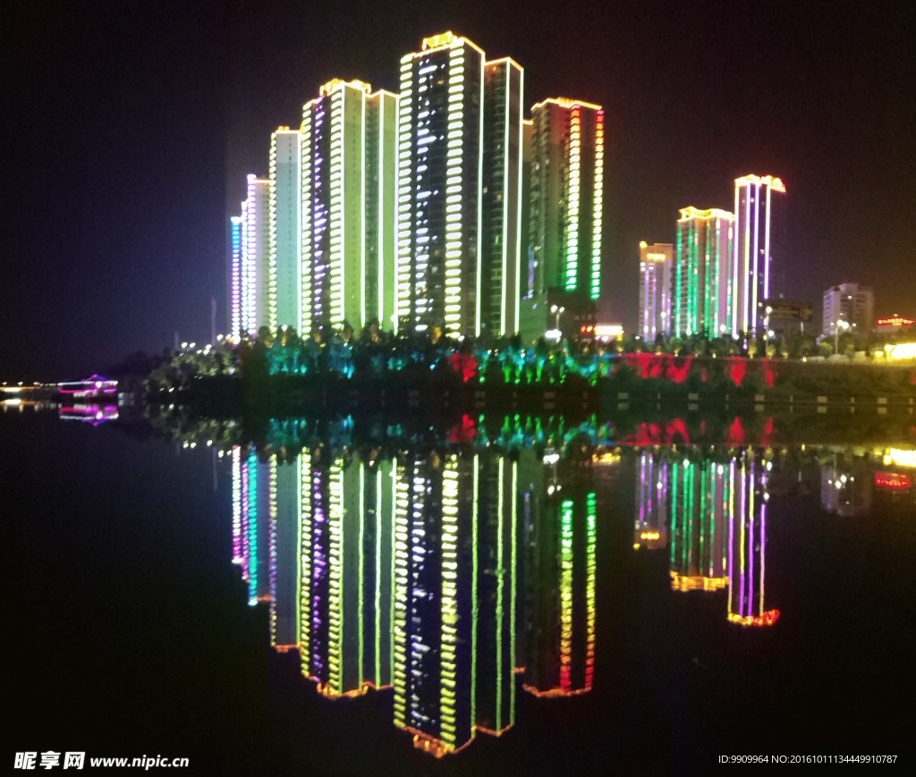 夜景  霓虹灯