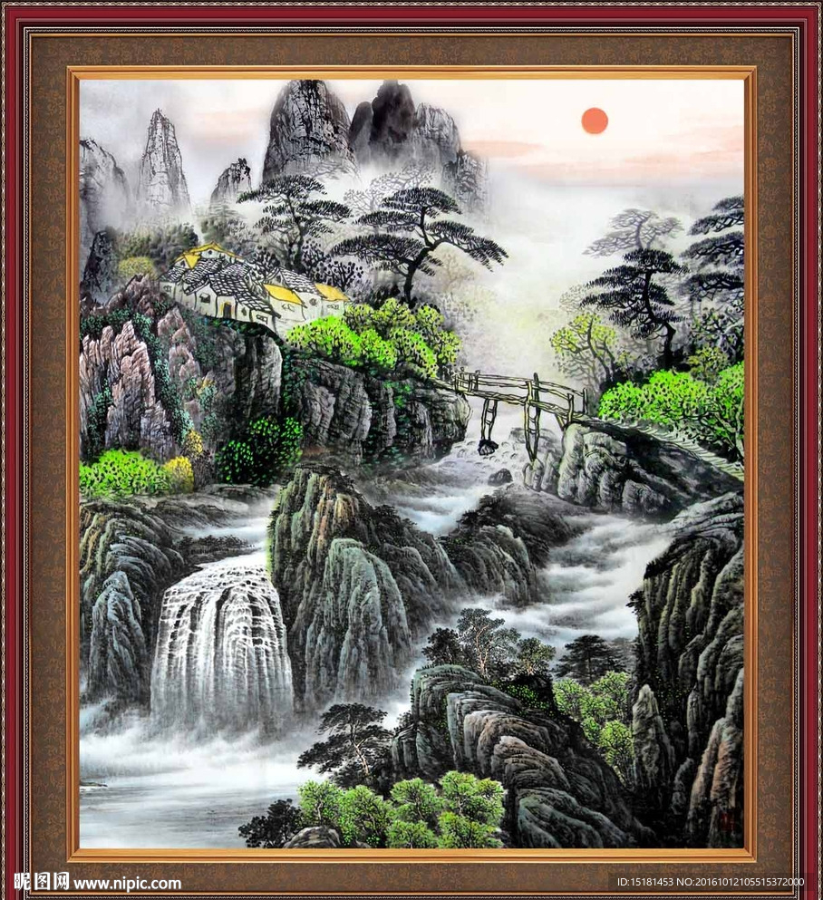 国画山水