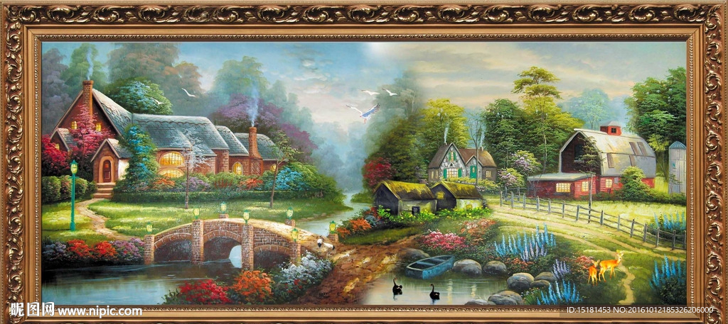 油画风景