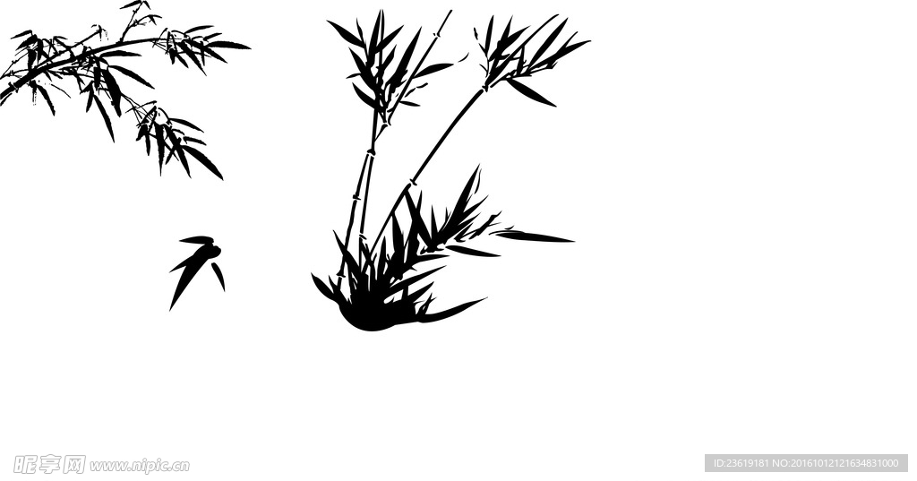 竹子矢量