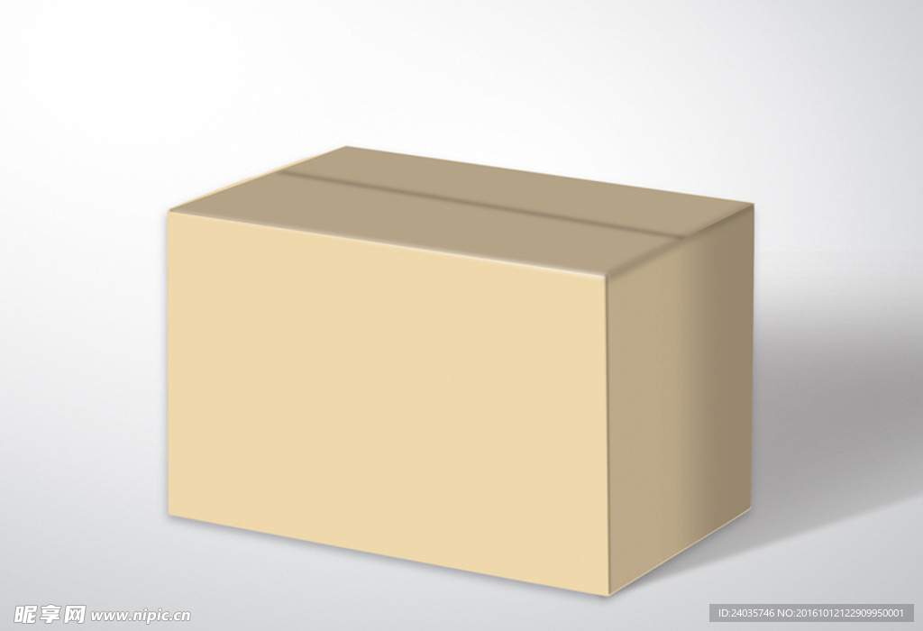箱子 立体 效果图 分层