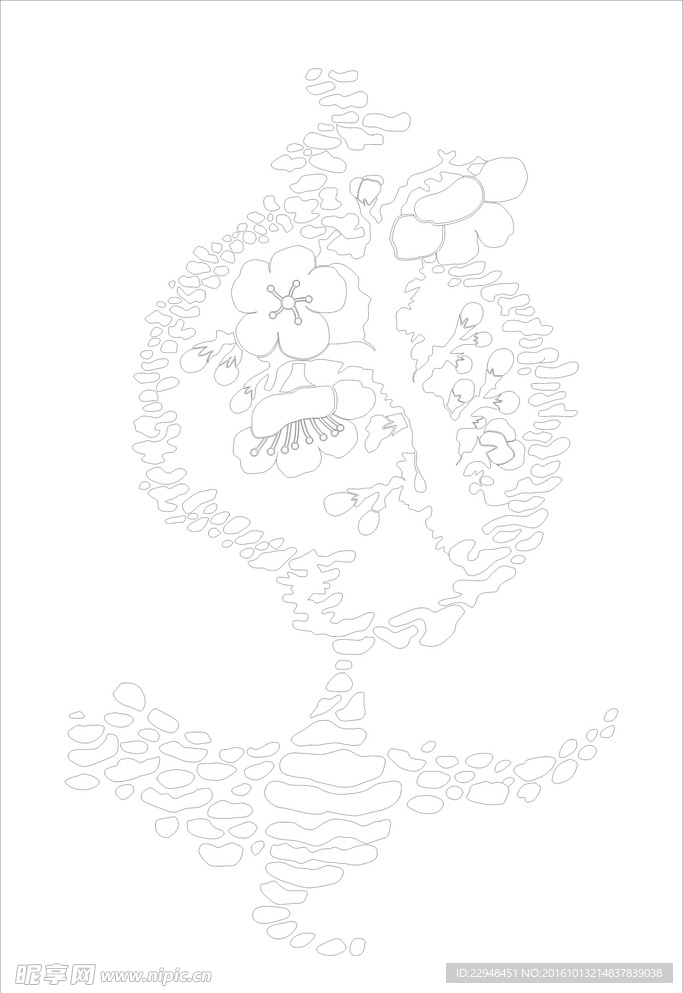 梅花矢量图