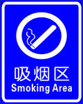 吸烟区海报