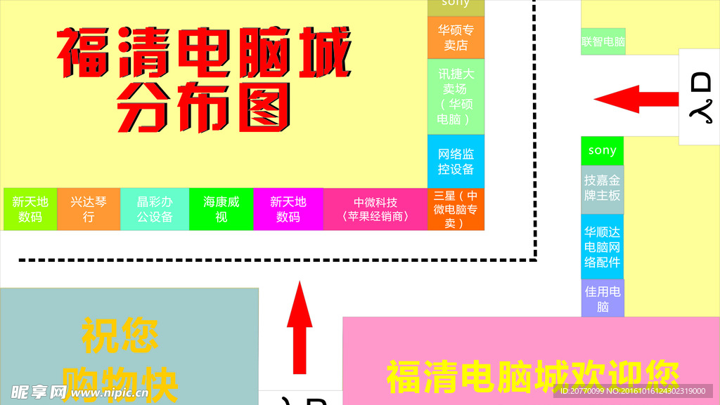 场地分布图