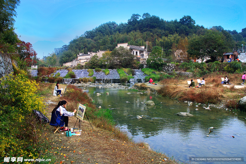 宏村风景高清图