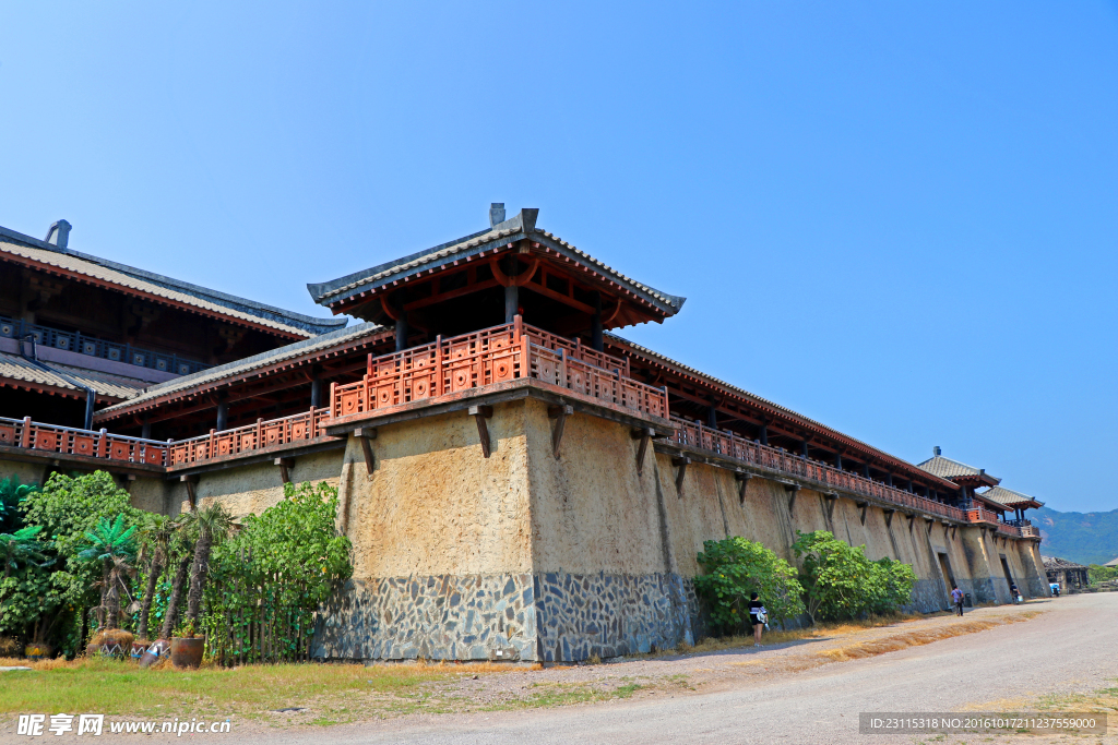 象山影视城 城楼