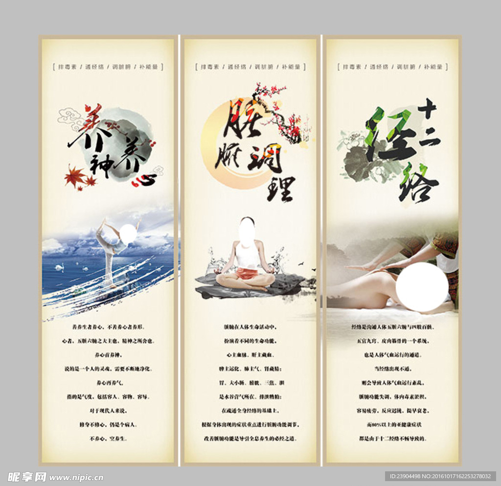 中医养生展板