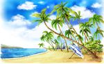 夏日沙滩梦幻背景