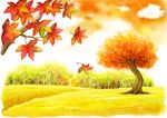 枫叶梦幻背景底纹