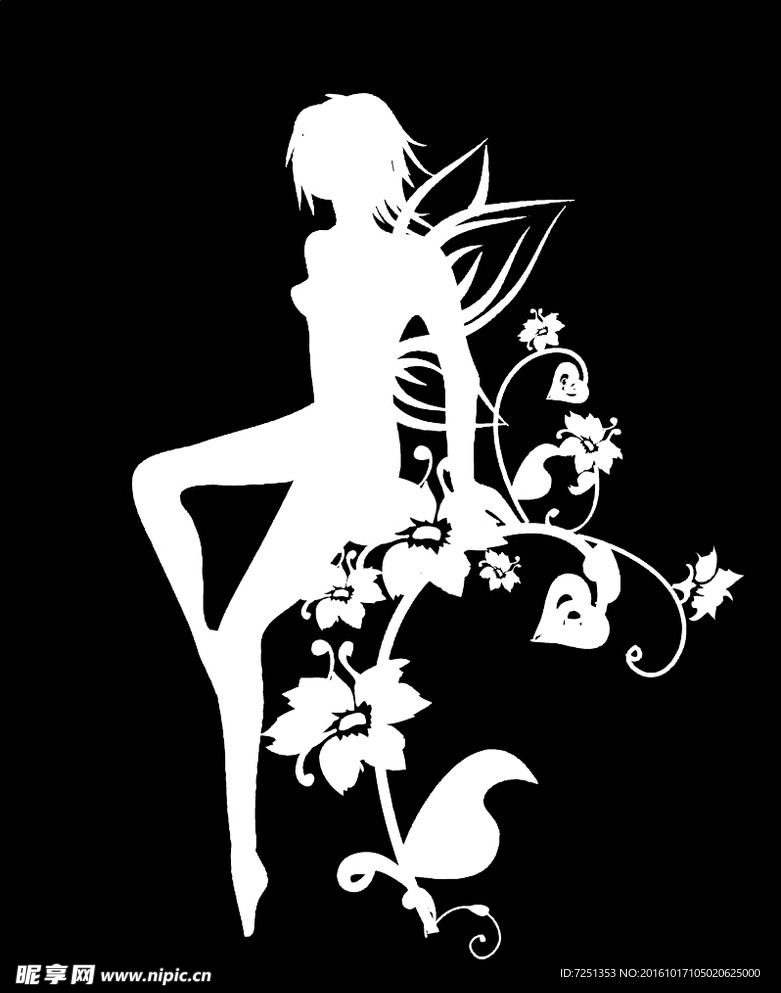 矢量欧美创意涂鸦色彩图案