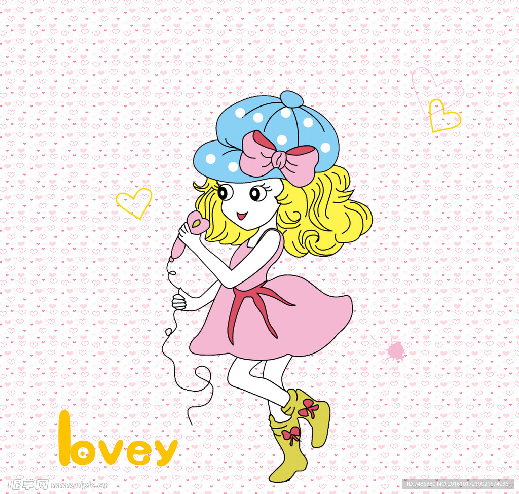 可爱小女孩