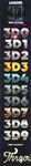 3D字效果