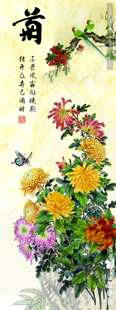 国画菊花