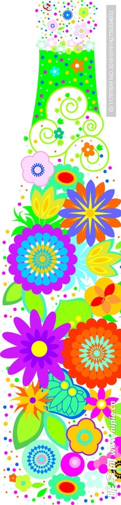 创意花瓶花纹