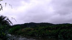 雨天的山川小河 延时摄影
