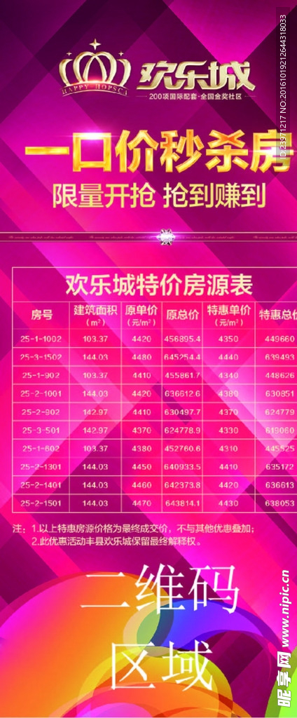 卖房房源展架