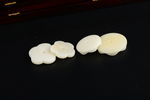 天然象牙果五瓣花型背云挂坠吊坠