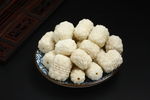 天然象牙果菩提双莲花桶珠