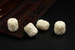 天然象牙果菩提双莲花桶珠