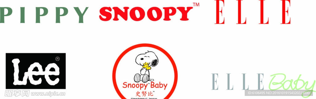 SNOOPY ELLE标志